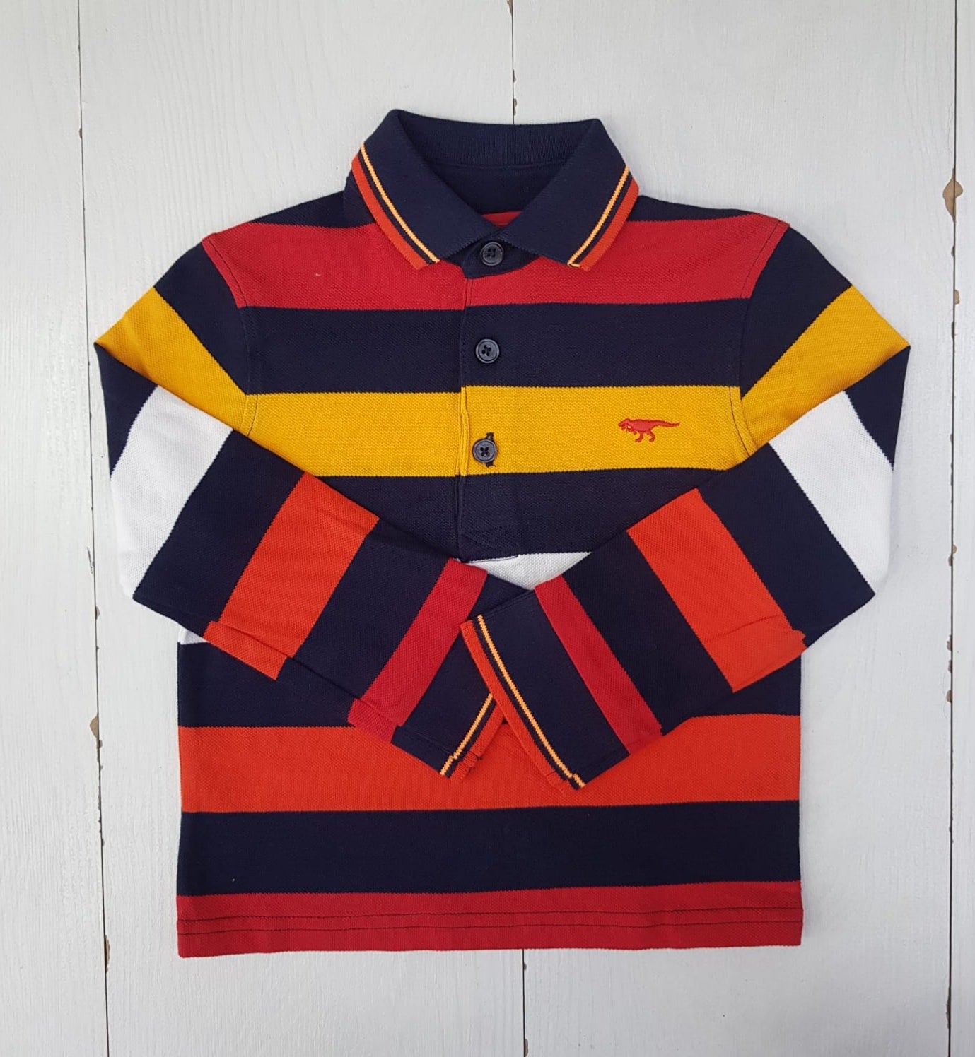 MF-Poloshirtredstripe