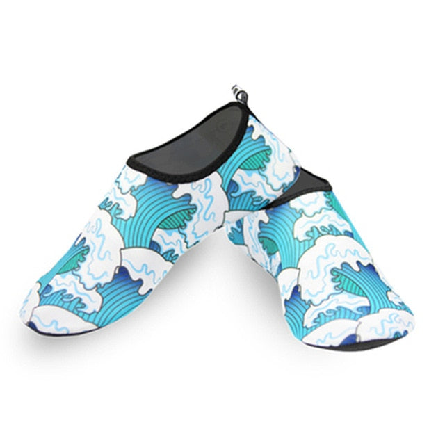 Women Beach Aqua Socks Women Kid Swimming Water Sport Barefoot Sneaker Gym Yoga Fitness Dance Swim Surfing Diving Snorkeling Shoes